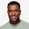 Pearl Brown MetalEyeglass Frames for Men from EyeBuyDirect