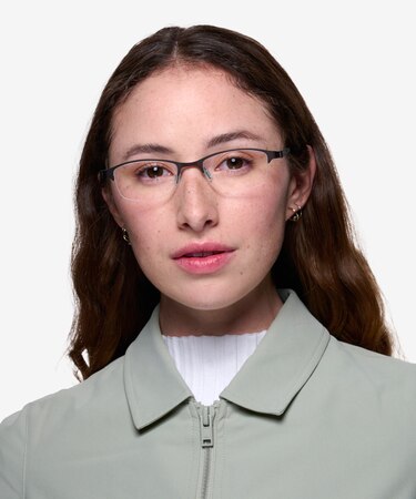 Brown Pearl -  Lightweight Metal Eyeglasses