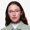 Pearl Brown MetalEyeglass Frames for Women from EyeBuyDirect