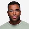 Pearl Silver MetalEyeglass Frames for Men from EyeBuyDirect