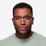Pearl Rouge MétalMontures de lunettes de vue pour Hommes d'EyeBuyDirect