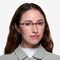 Pearl Rouge Métal Montures de lunettes de vue pour Femmes d'EyeBuyDirect