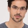 Ascent Black MetalEyeglass Frames for Men from EyeBuyDirect