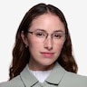 Bowler Gunmetal MétalMontures de lunettes de vue pour Femmes d'EyeBuyDirect