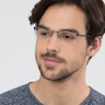 Furox Gunmetal MetalEyeglass Frames for Men from EyeBuyDirect