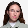 Furox Silver MetalEyeglass Frames for Women from EyeBuyDirect
