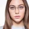 Creel Navy MetalEyeglass Frames for Women from EyeBuyDirect