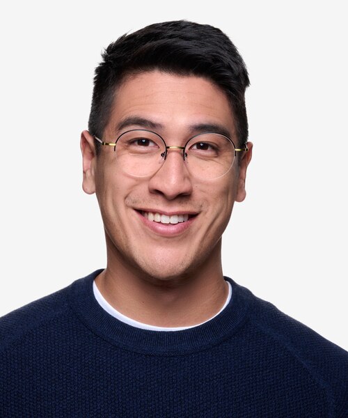 Albee Black Bronze MetalEyeglass Frames for Men from EyeBuyDirect