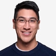 Lille Black MetalEyeglass Frames for Men from EyeBuyDirect