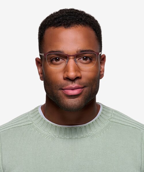 Lille Brown MetalEyeglass Frames for Men from EyeBuyDirect