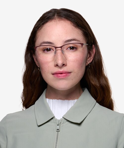 Lille Brown MetalEyeglass Frames for Women from EyeBuyDirect