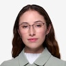 Lille Brown MetalEyeglass Frames for Women from EyeBuyDirect