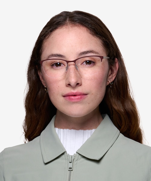 Lille Brown MetalEyeglass Frames for Women from EyeBuyDirect