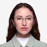 Munroe Black MetalEyeglass Frames for Women from EyeBuyDirect