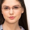 Munroe Red MetalEyeglass Frames for Women from EyeBuyDirect