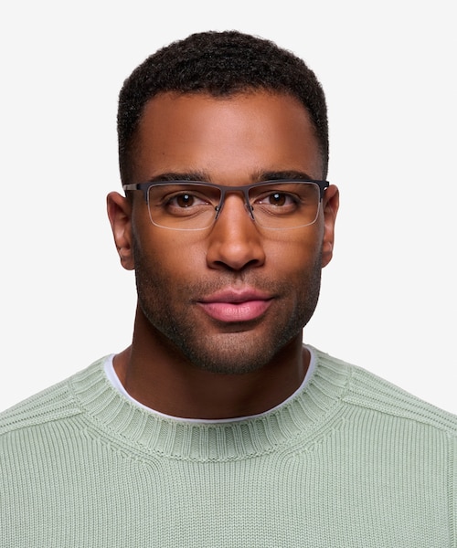 Variable Brown MetalEyeglass Frames for Men from EyeBuyDirect
