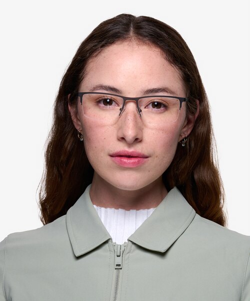 Variable Brown MetalEyeglass Frames for Women from EyeBuyDirect