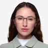 Variable Brown MetalEyeglass Frames for Women from EyeBuyDirect