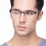 Macon Noir MétalMontures de lunettes de vue pour Hommes d'EyeBuyDirect