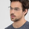 Carve Gunmetal MétalMontures de lunettes de vue pour Hommes d'EyeBuyDirect
