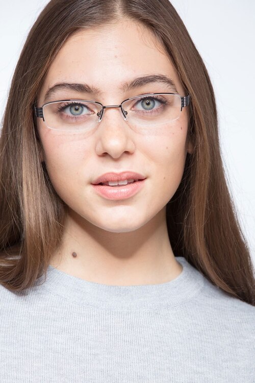 Kelly Black MetalEyeglass Frames for Women from EyeBuyDirect