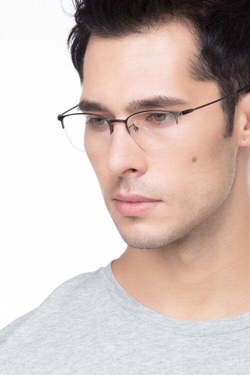 Scaffold Gunmetal MetalEyeglass Frames for Men from EyeBuyDirect