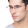 Scaffold Gunmetal MetalEyeglass Frames for Men from EyeBuyDirect