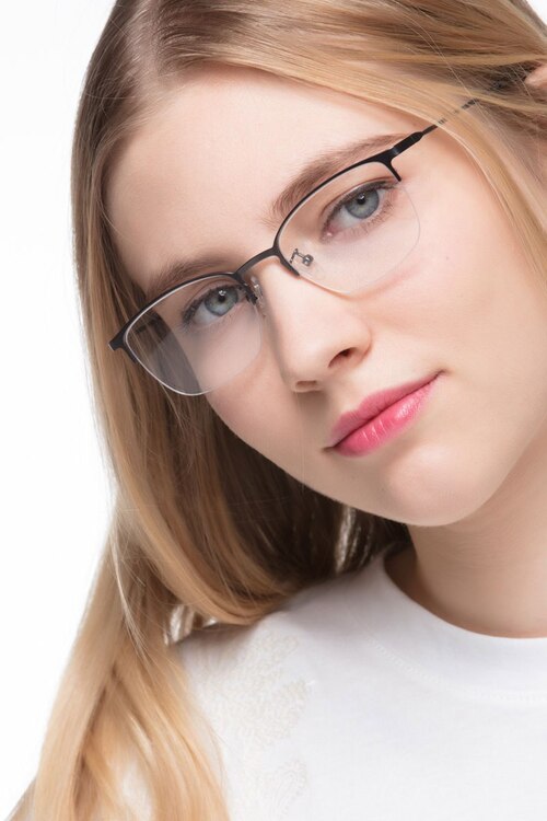 Scaffold Gunmetal MetalEyeglass Frames for Women from EyeBuyDirect