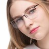 Scaffold Gunmetal MetalEyeglass Frames for Women from EyeBuyDirect