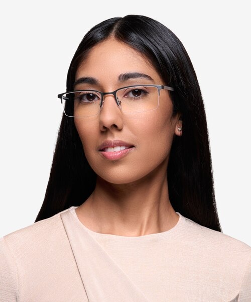 Vienna Gray MetalEyeglass Frames for Women from EyeBuyDirect