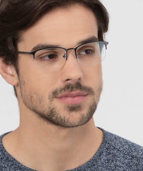 Paradox Black MetalEyeglass Frames for Men from EyeBuyDirect