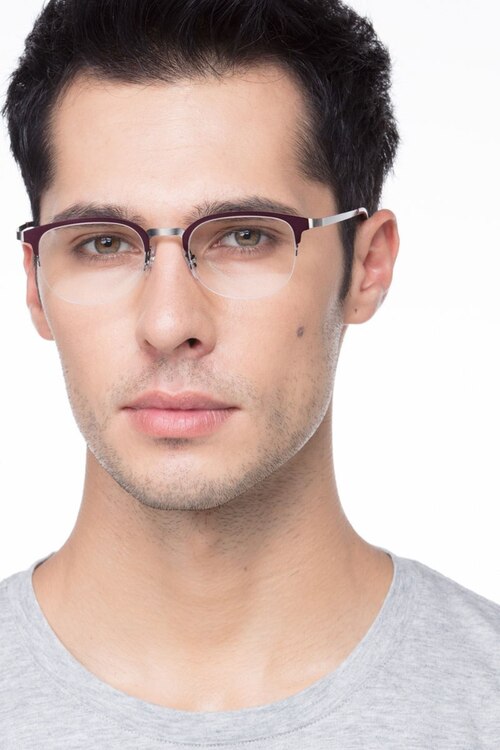 Axiom Red MetalEyeglass Frames for Men from EyeBuyDirect