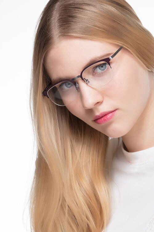 Axiom Red MetalEyeglass Frames for Women from EyeBuyDirect
