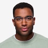 Argil Matte Navy MetalEyeglass Frames for Men from EyeBuyDirect