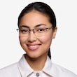 Bezel Dark Charcoal MetalEyeglass Frames for Women from EyeBuyDirect