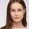 Kalpana Silver MetalEyeglass Frames for Women from EyeBuyDirect