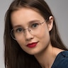 Albee Blue MetalEyeglass Frames for Women from EyeBuyDirect