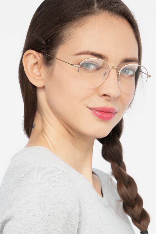 Noblesse Golden MetalEyeglass Frames for Women from EyeBuyDirect