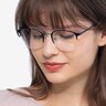 Society Black MetalEyeglass Frames for Women from EyeBuyDirect