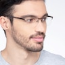 Cavalier Brown MetalEyeglass Frames for Men from EyeBuyDirect