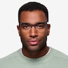 Feline Black Acetate-metalEyeglass Frames for Men from EyeBuyDirect