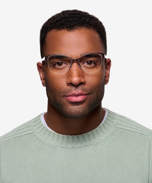 Feline Rose Gold Acetate-metalEyeglass Frames for Men from EyeBuyDirect
