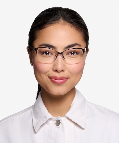 Feline Rose Gold Acetate, MetalEyeglass Frames for Women from EyeBuyDirect