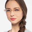 Curie Pink Acetate, MetalEyeglass Frames for Women from EyeBuyDirect