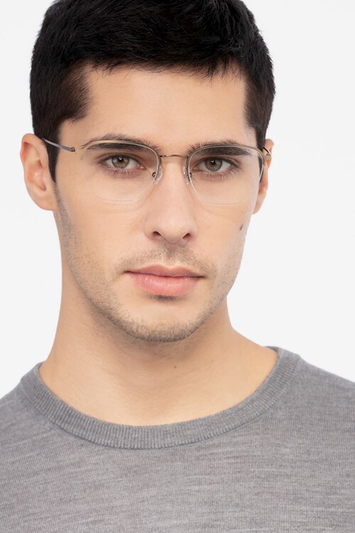 Enya Bronze MetalEyeglass Frames for Men from EyeBuyDirect