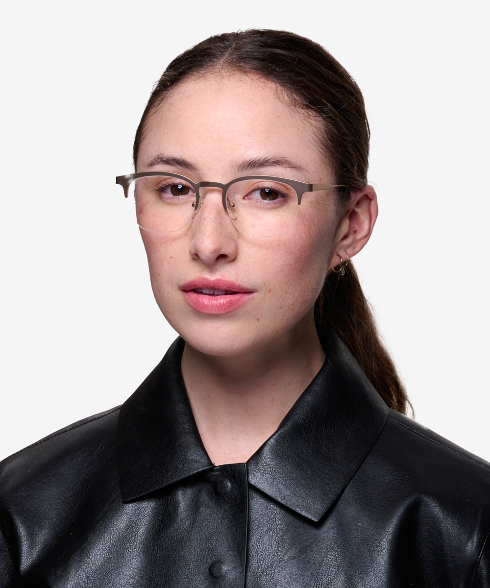 Half rim cheap glasses frames