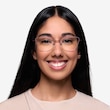 Star Burgundy MetalEyeglass Frames for Women from EyeBuyDirect