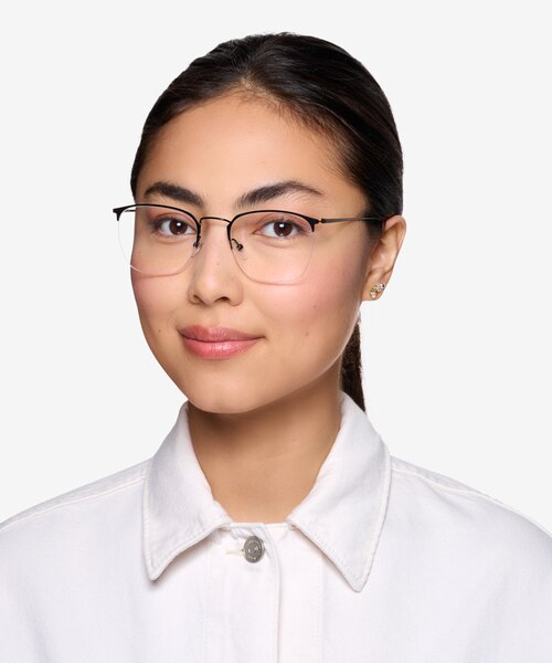 Urban Black MetalEyeglass Frames for Women from EyeBuyDirect