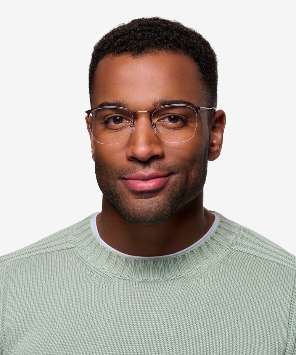 Rose gold mens store glasses