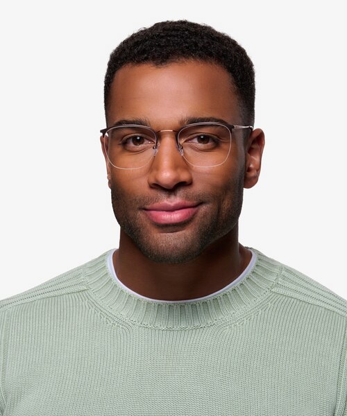Urban Rose Gold MetalEyeglass Frames for Men from EyeBuyDirect